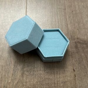 Light blue Ring box never used